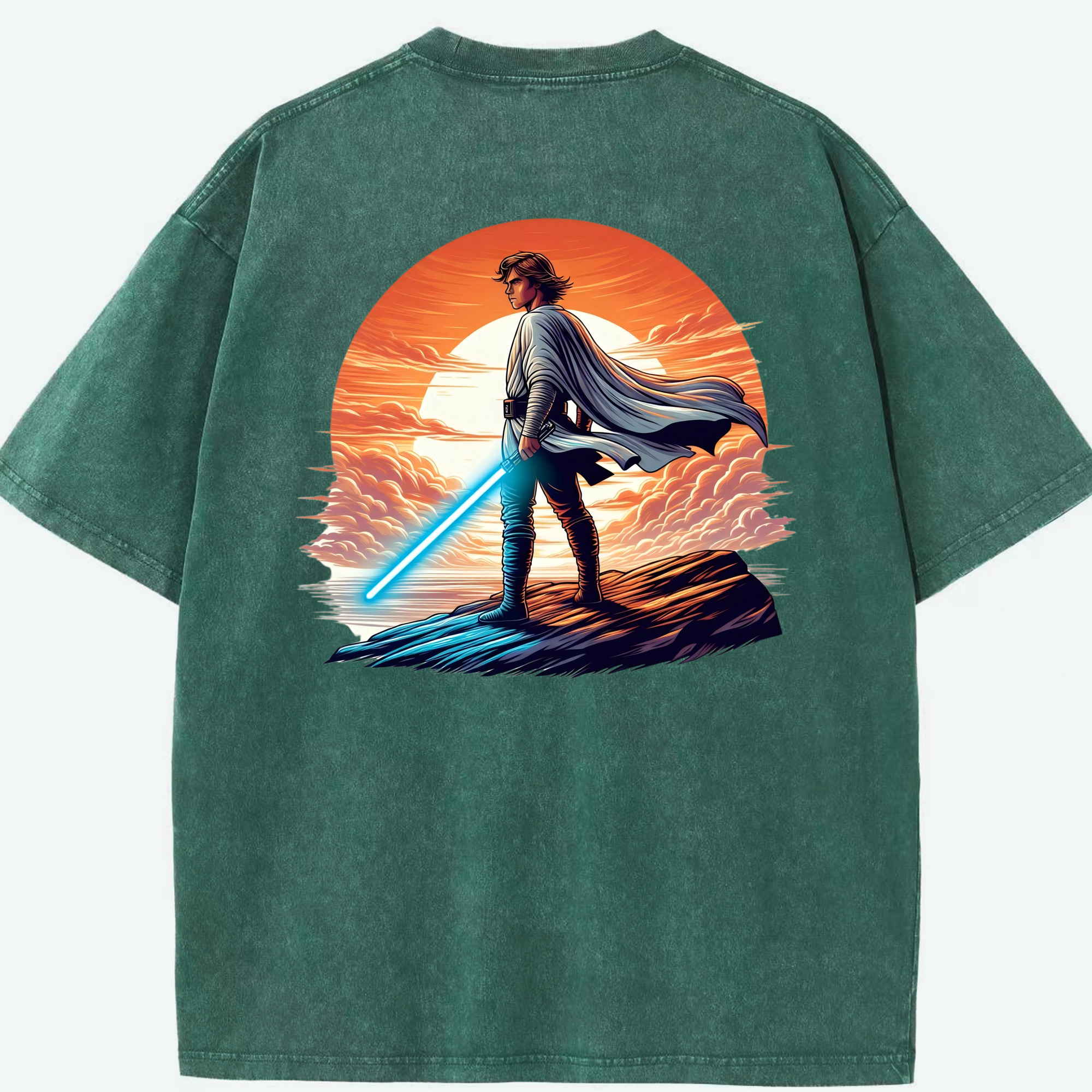 （画像用） スター・ウォーズ Star Wars 綿100% ヴィンテージ風 半袖Tシャツ（背面プリント）